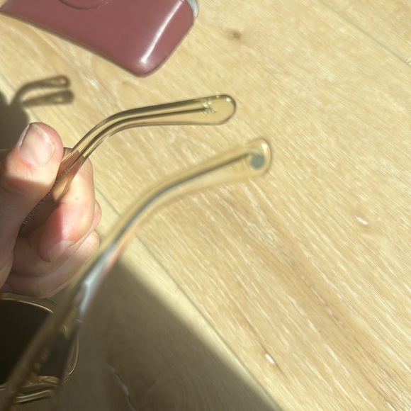 DOM VETRO rose clear sunglasses 48-25-125 - Picture 5 of 11